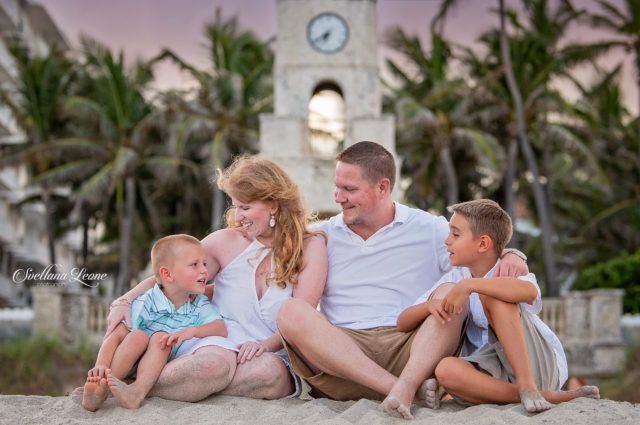 Palm Beach Photographer: Jacqueline & Kevin with boys