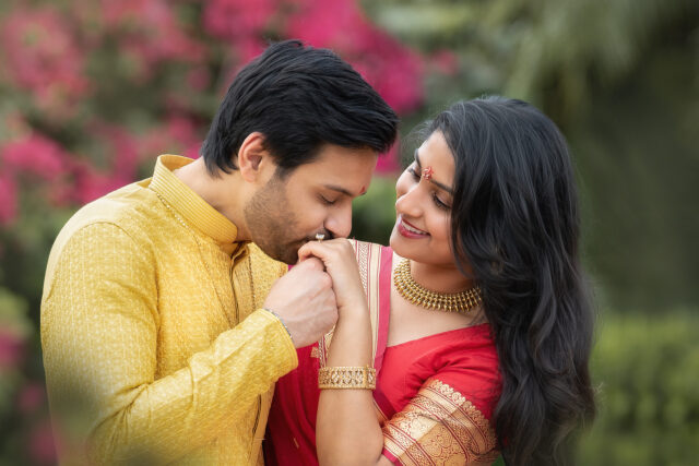 Palm Beach Gardens Photographer: Engagement of a beautiful Indian couple